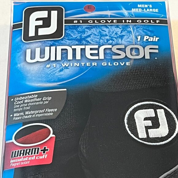 FJ Wintersof Mens Winter Golf Glove L - Left Handle PING Adidas Nike TaylorMade - Picture 3 of 4